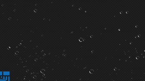 Fantasy Underwater Ocean Background with Animated Bubbles