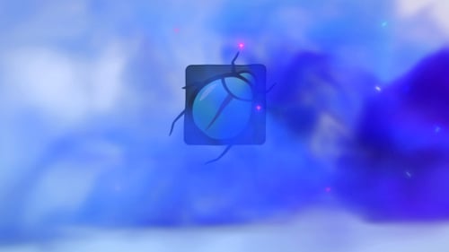 Colorful Fluid Smoke Logo Reveal Animation