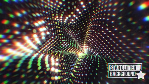 Boucle Vj à paillettes Green Star