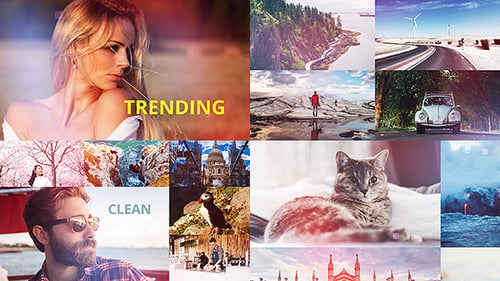 Dynamic Multi-Photo Video Slideshow with Modern Transitions