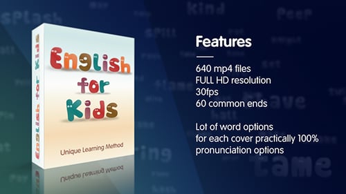 Englisch für Kinder. Teil 1 - Phonik | Bewegte Grafiken