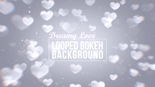 Dreamy Love Bokeh-Hintergrund