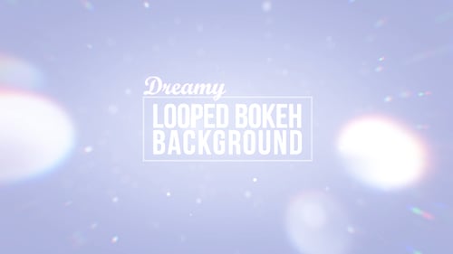 Verträumter Bokeh-Loop-Hintergrund V3