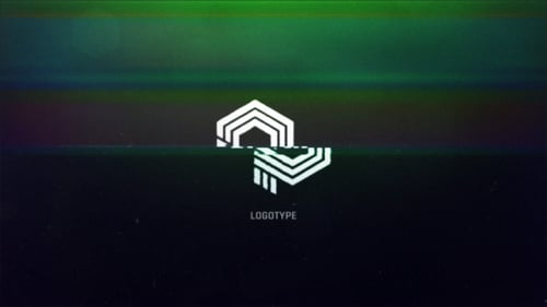 Glitch Logo Intro
