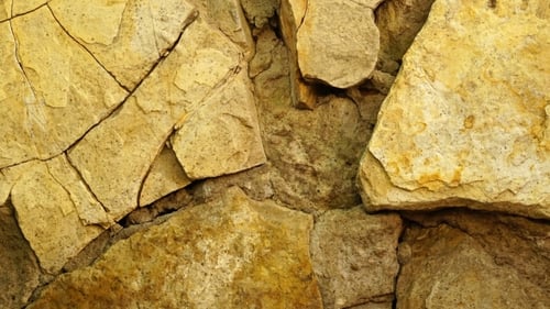 Golden Brown Rock Texture Close-Up