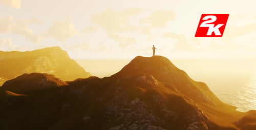 Mountain and Businessman