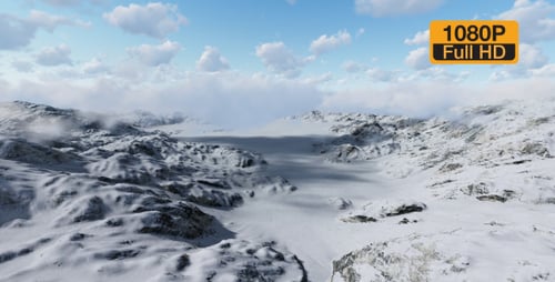 Time-lapse Clouds and Mountain