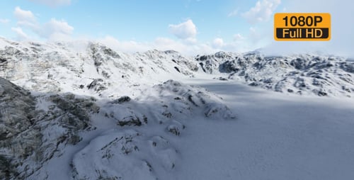 Time-lapse Clouds on Mountain