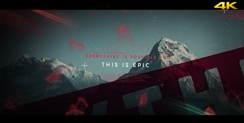Dynamic Cinematic Slideshow with Geometric Overlays