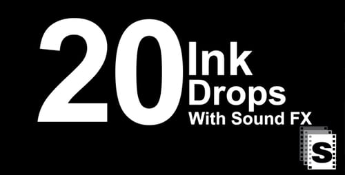 Fluid Ink Drop Revealing Transitions Pack