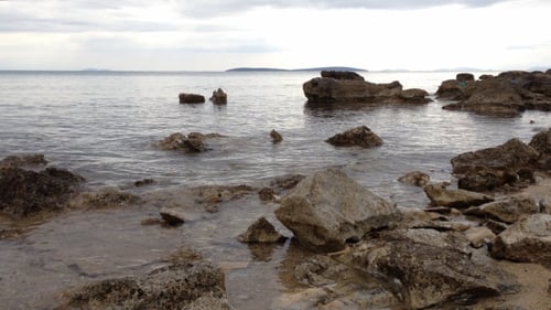 Felsen im Meer