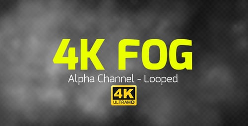 Realistic Smoke and Fog Alpha Channel Effect Loop