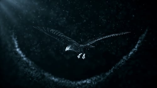 Eagle-Partikel abstrakter