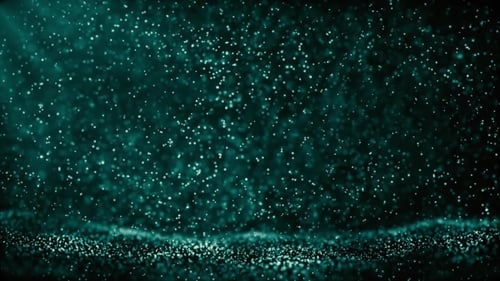Glowing Particles Background