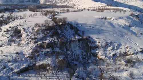 Wasserfall aus Eis