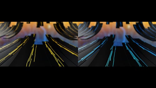 Dynamic Futuristic Technology Data Flow Seamless Loop