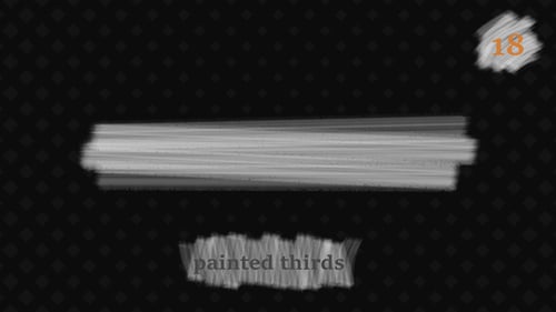 Hand Drawn Paint Stroke Lower Thirds and Title Reveals