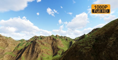 Berg- und Zeitrafferwolken