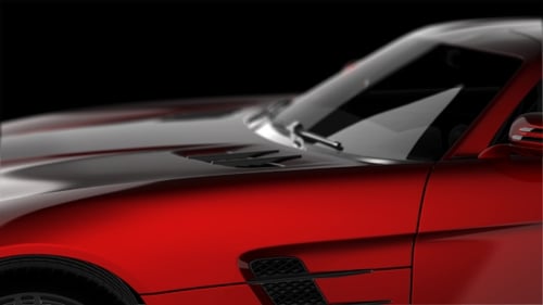 3D Luxury Car Reveal Animation