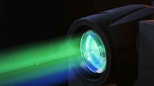 Stage Light Emitting Different Colored Lights