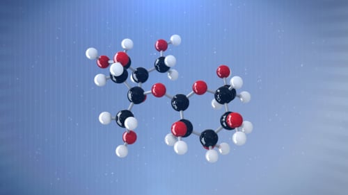 3D-Molekül (Saccharose)