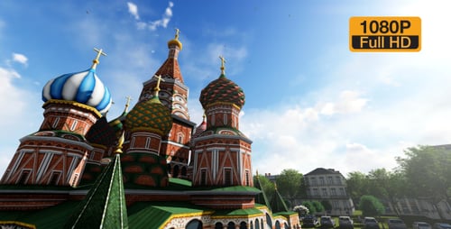 Moscow City and Birds