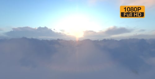Zeitraffer-Sonnenwolken