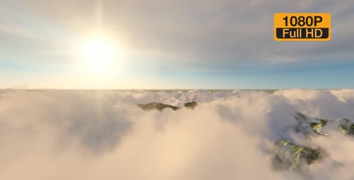 Zeitraffer Wolke und Berg