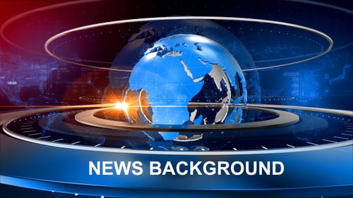 Abstract Digital Earth Globe Broadcast News Opener