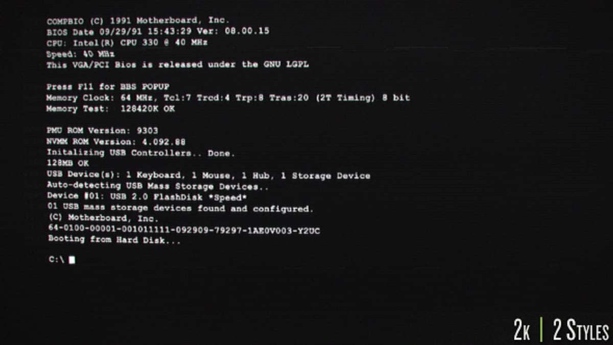 Old Computer Boot Up Screen, Interface Effects Motion Graphics ft. old ...