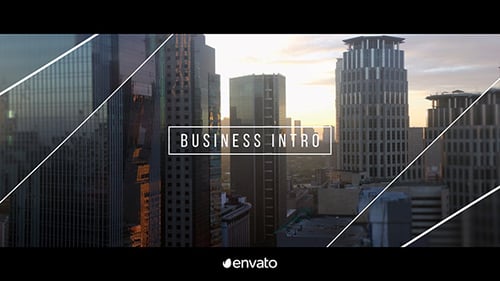 Dynamic Corporate Intro with Minimal Text Reveals