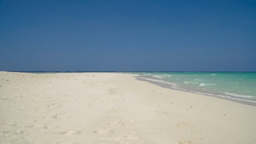 Wunderschöner Strand auf Tropical Island.