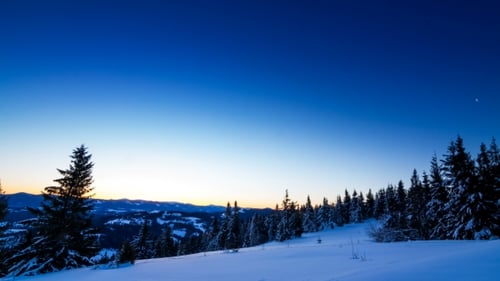 Winter Landscape Sunrise