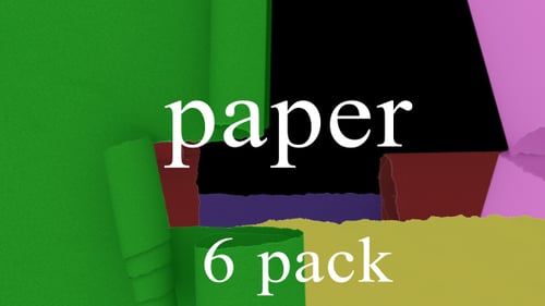 Realistic Paper Tear and Peel Transitions Pack