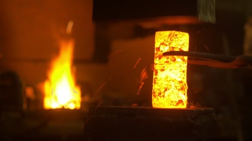 Hammer in der Schmiede