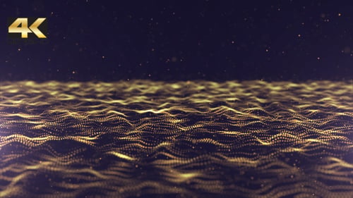 Event Goldener Hintergrund 4K