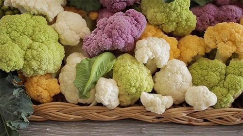 Broccoli and Cauliflower
