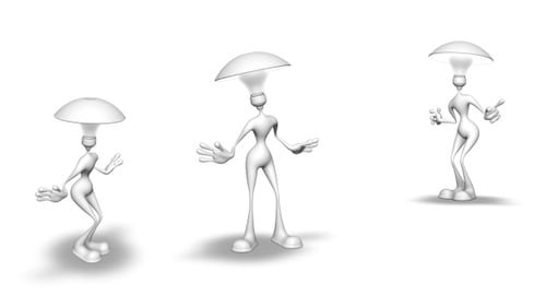Tanz Frau Lamp
