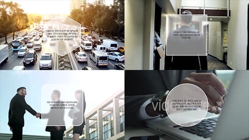 Clean Corporate Quotes Intro for Business Presentations