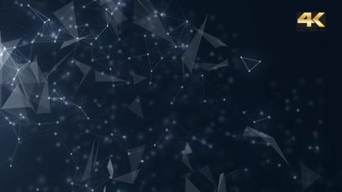 Abstract Technological Plexus Network Loop Background