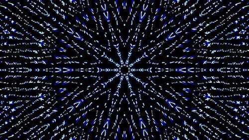 Abstract Geometric Radial Digital Light Loop Background