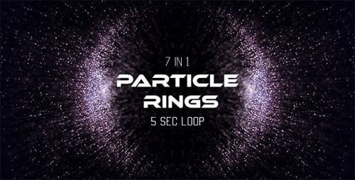 Dynamic Particle Light Circle Reveal Animation