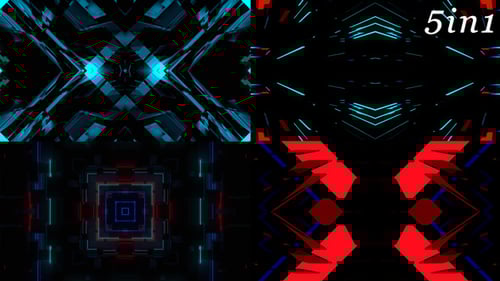 Glow Beat - VJ Loop Pack (4in1)