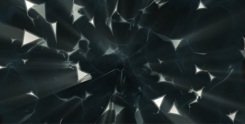 Dynamic Abstract Light Rays and Fractured Shapes