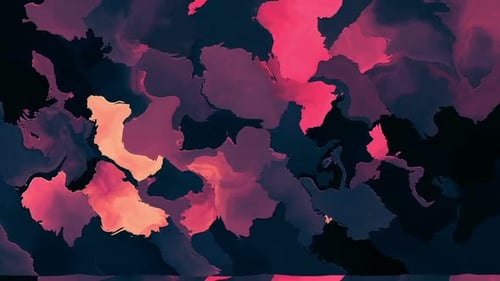 Colorful Flowing Paint Loop