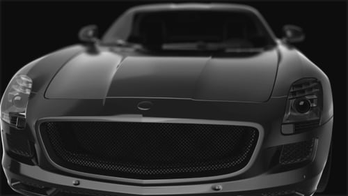 Modern 3D Luxury Sports Car Rotation Animation