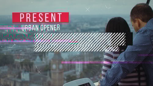 Dynamic Glitch Opener Title Sequence