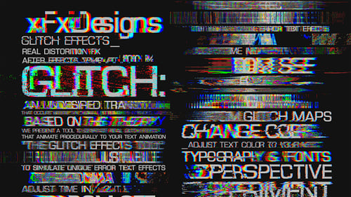 Dynamic Glitch Text Animations Toolkit with Customizable Digital Effects