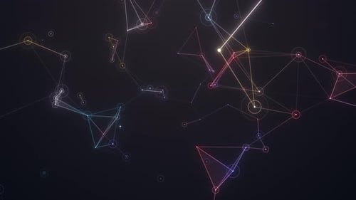 Abstract Digital Network 3