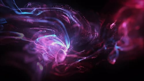 Fluid Particles Background Loop 4K